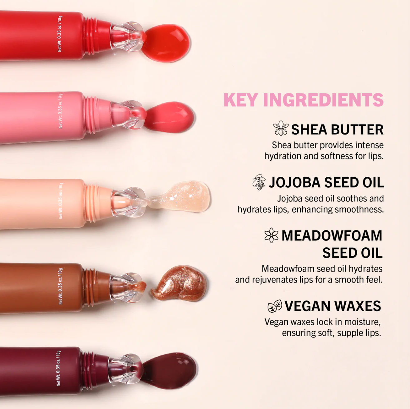 MOIRA - Butter Bliss Lip Balm (3 PCS)