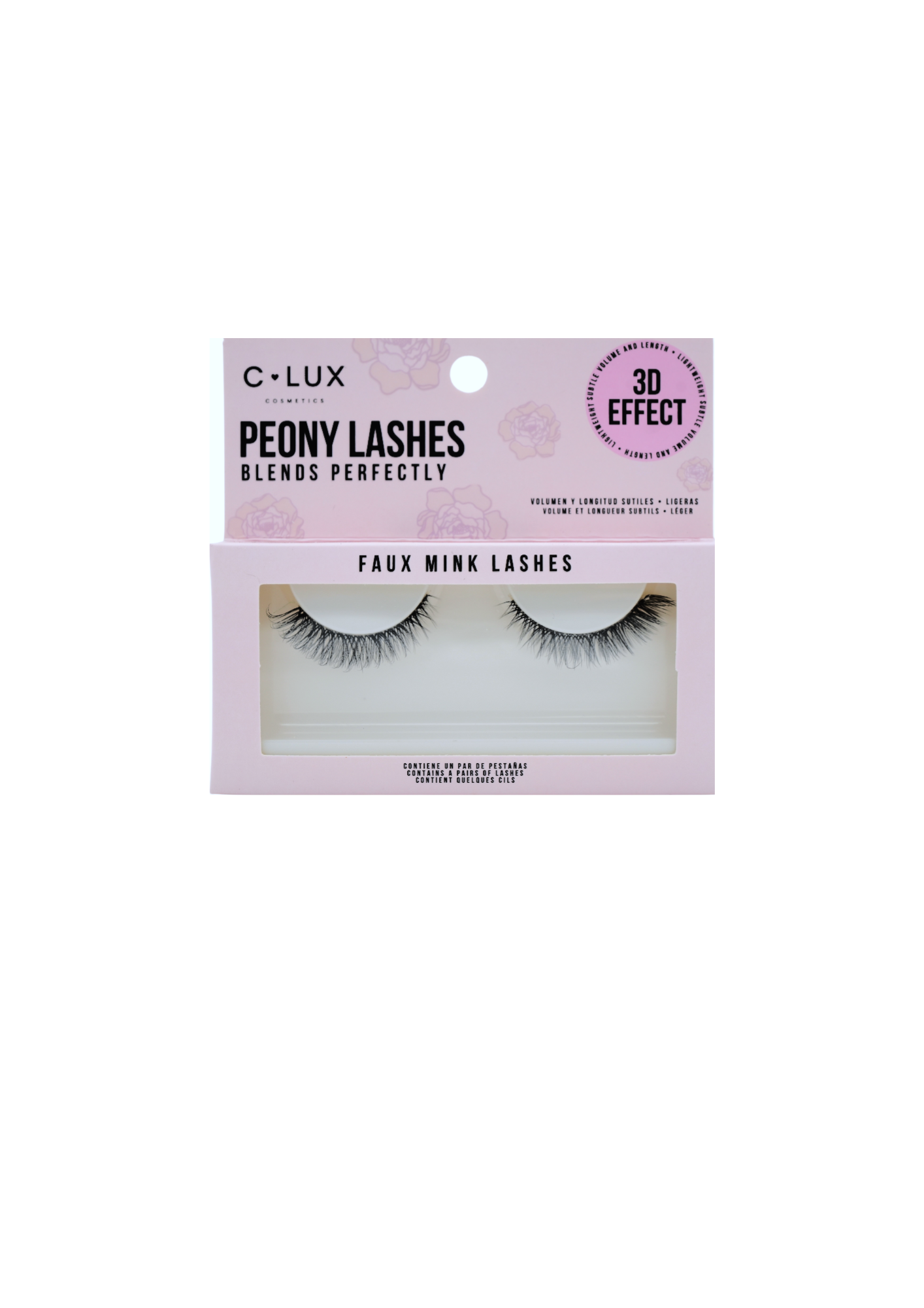 Peony Lashes eyelashes collection by C LUX (10PC)