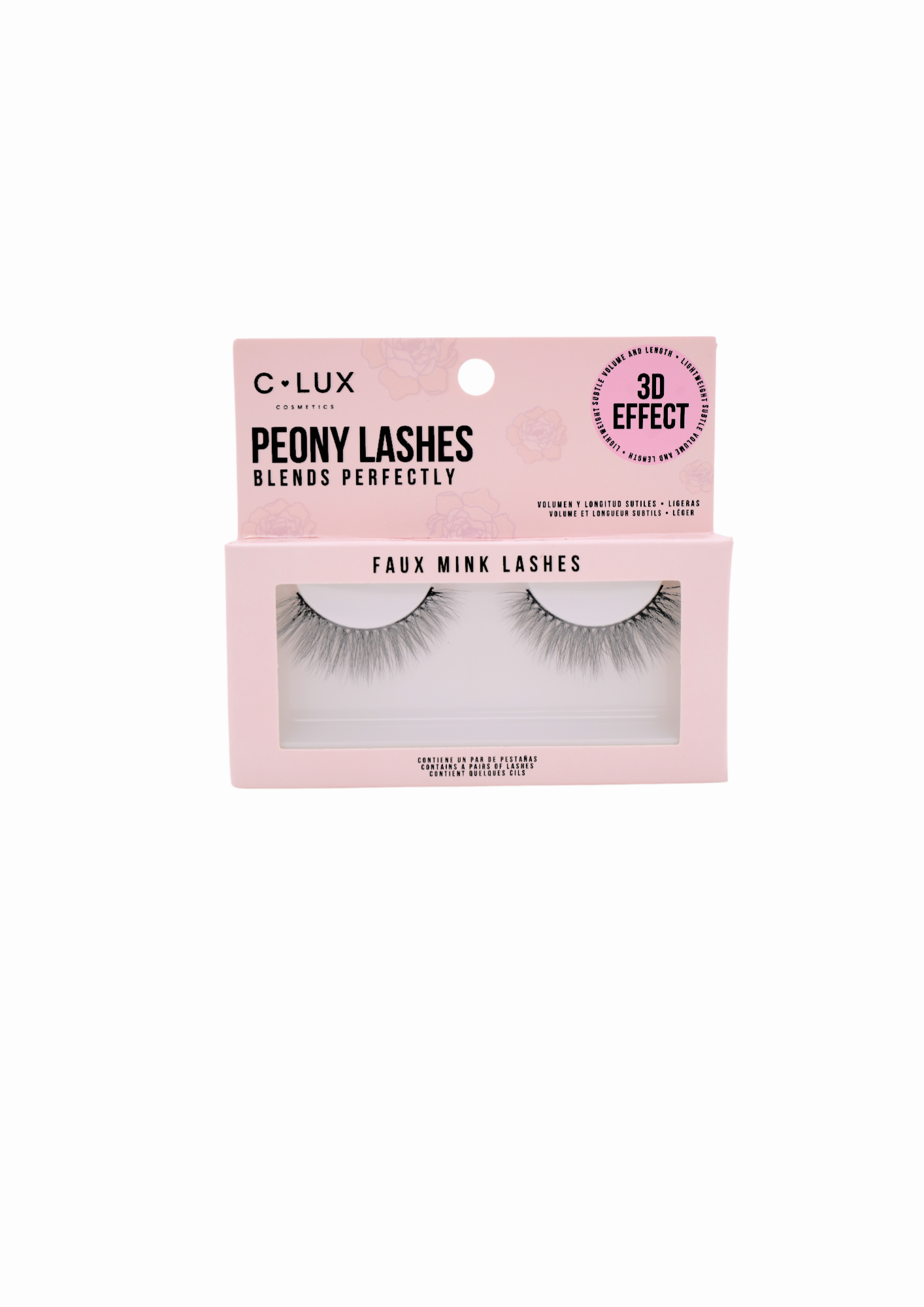 Peony Lashes eyelashes collection by C LUX (10PC)