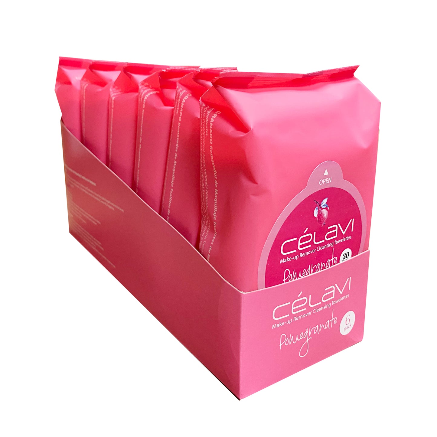 CELAVI makeup remover cleansing towelettes pack of 6