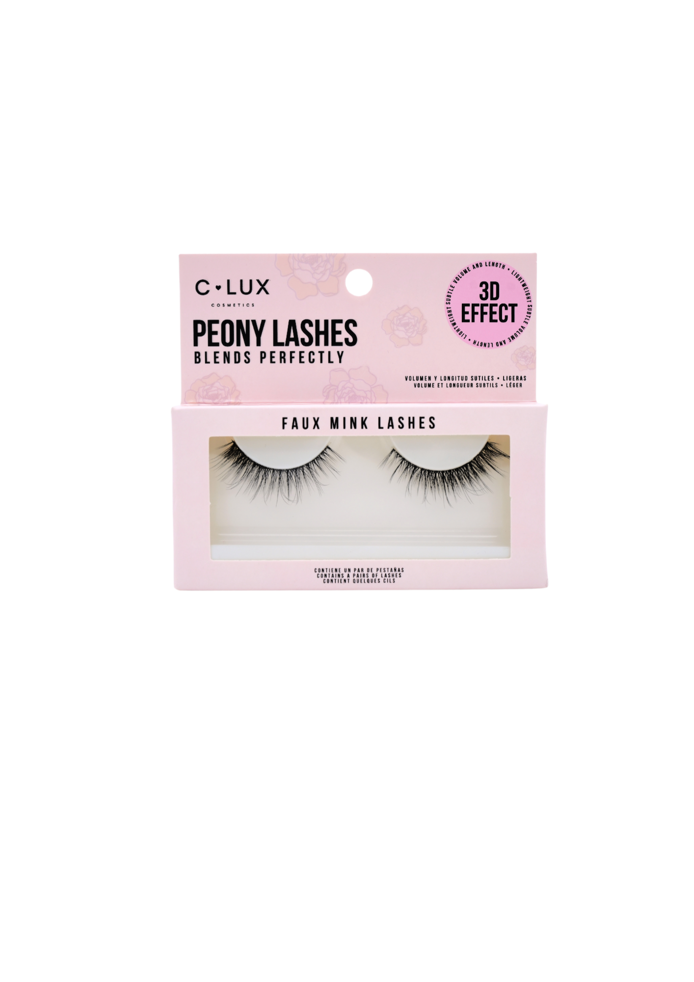 Peony Lashes eyelashes collection by C LUX (10PC)