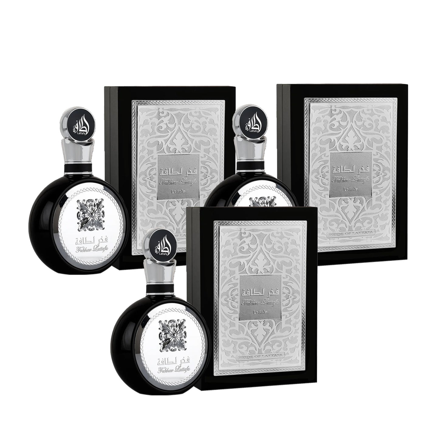 Lattafa Fakhar Men Eau De Parfum Sp 3.4 oz (3pcs)