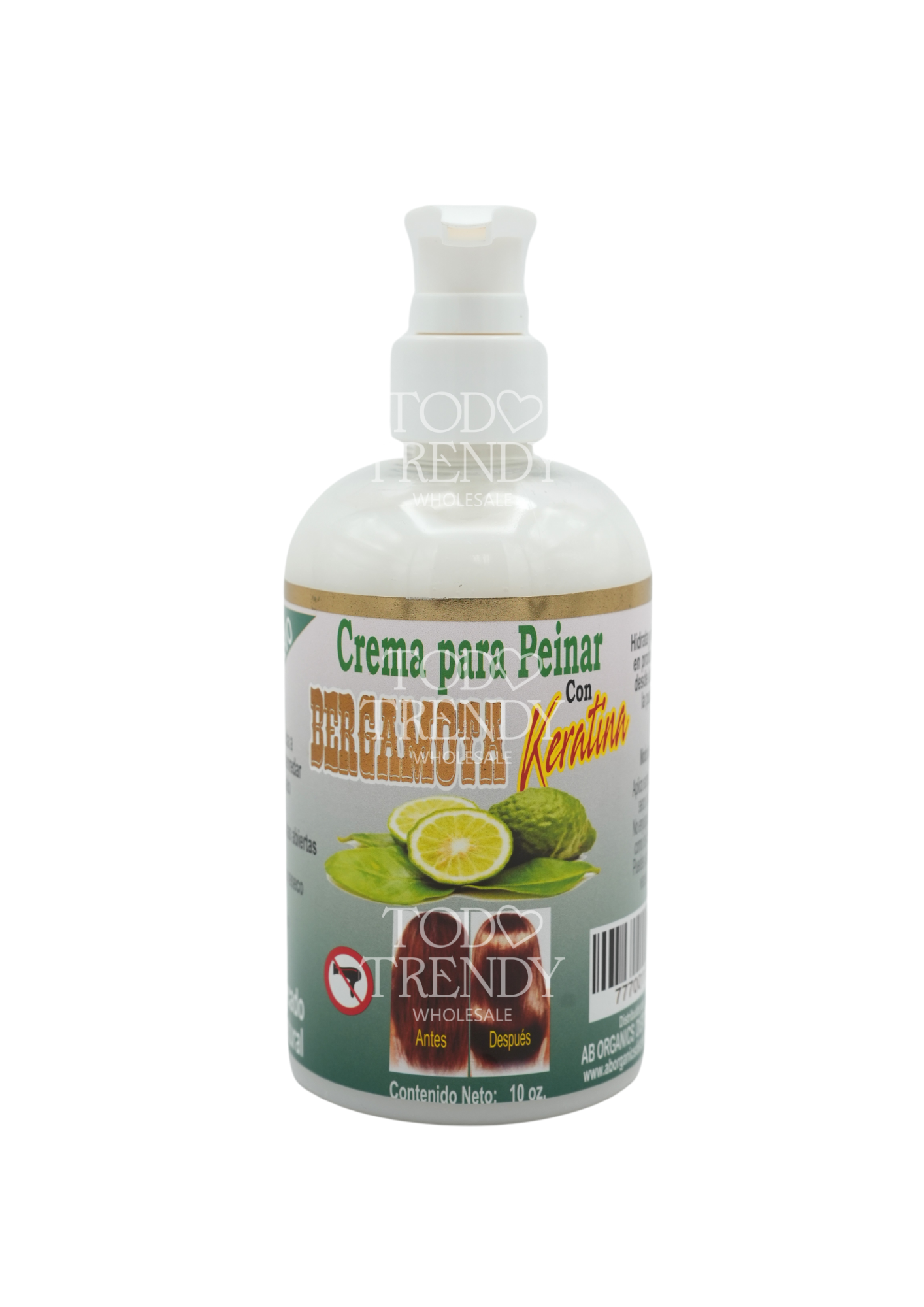 Crema para peinar Bergamota con keratina