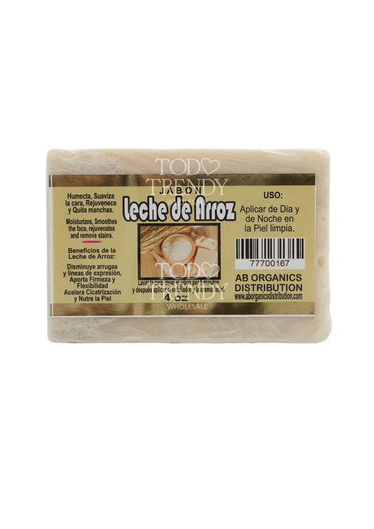 Jabon de Leche de Arroz (3PC)