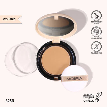 MOIRA - Complete Wear Powder Foundation (3PC)