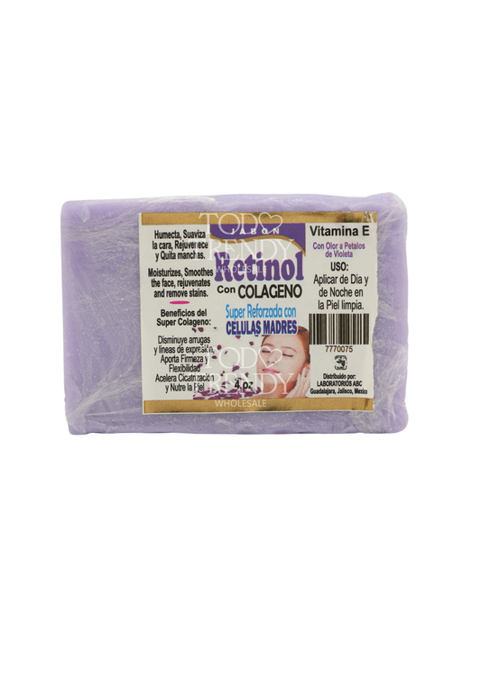 Jabon retinol con colageno (3PC)