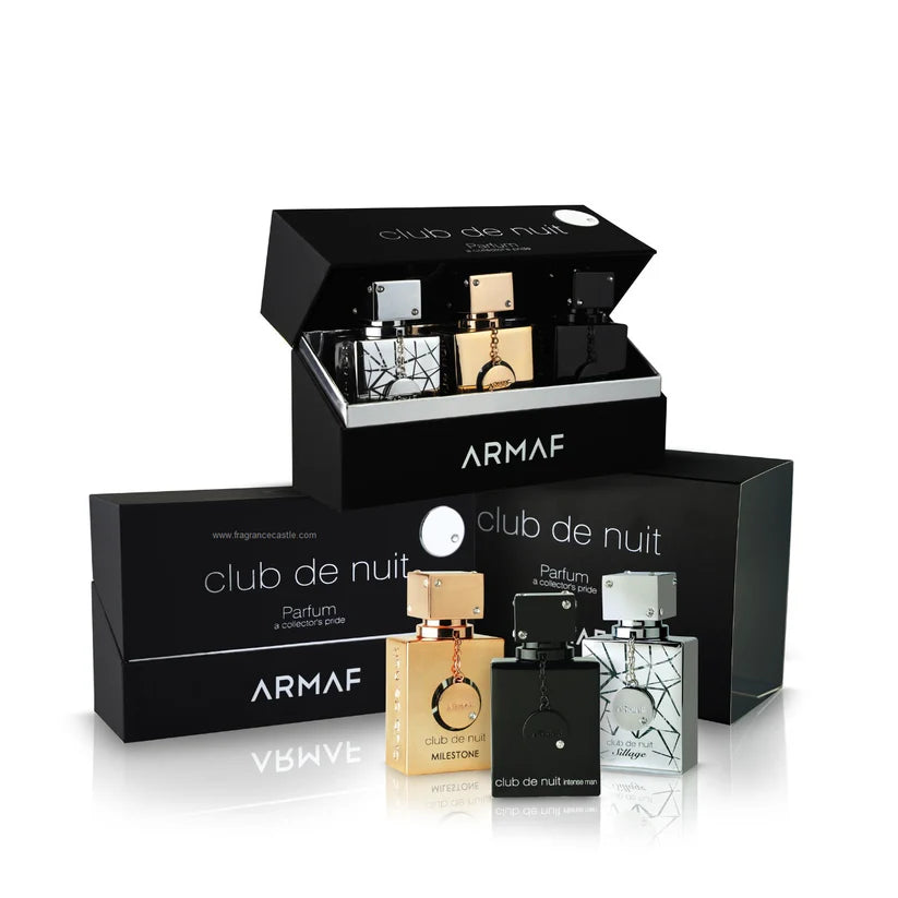 SET 3 PCS Armaf Club De Nuit (set of 3, each with 3 pieces)