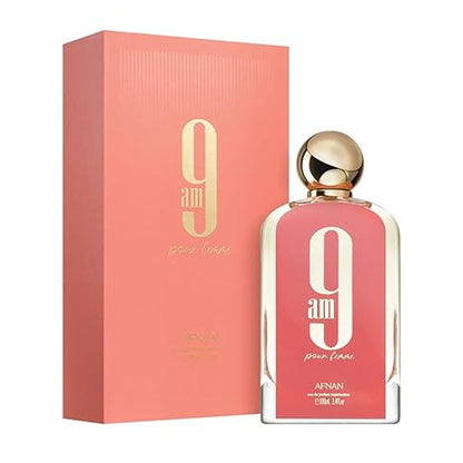 Afnan 9 AM Pour Femme - Eau De Parfum 3.4 oz (3 PCS)