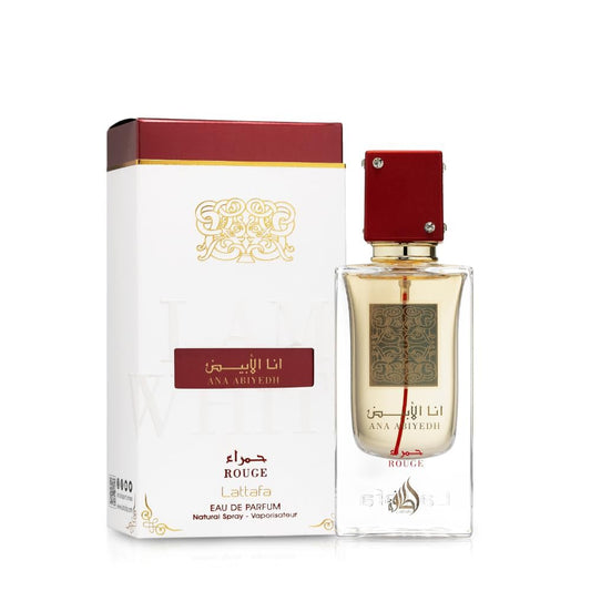 Lattafa Ana Abiyedh Rouge - Eau de Parfum 2.4 oz (3pcs) Unisex