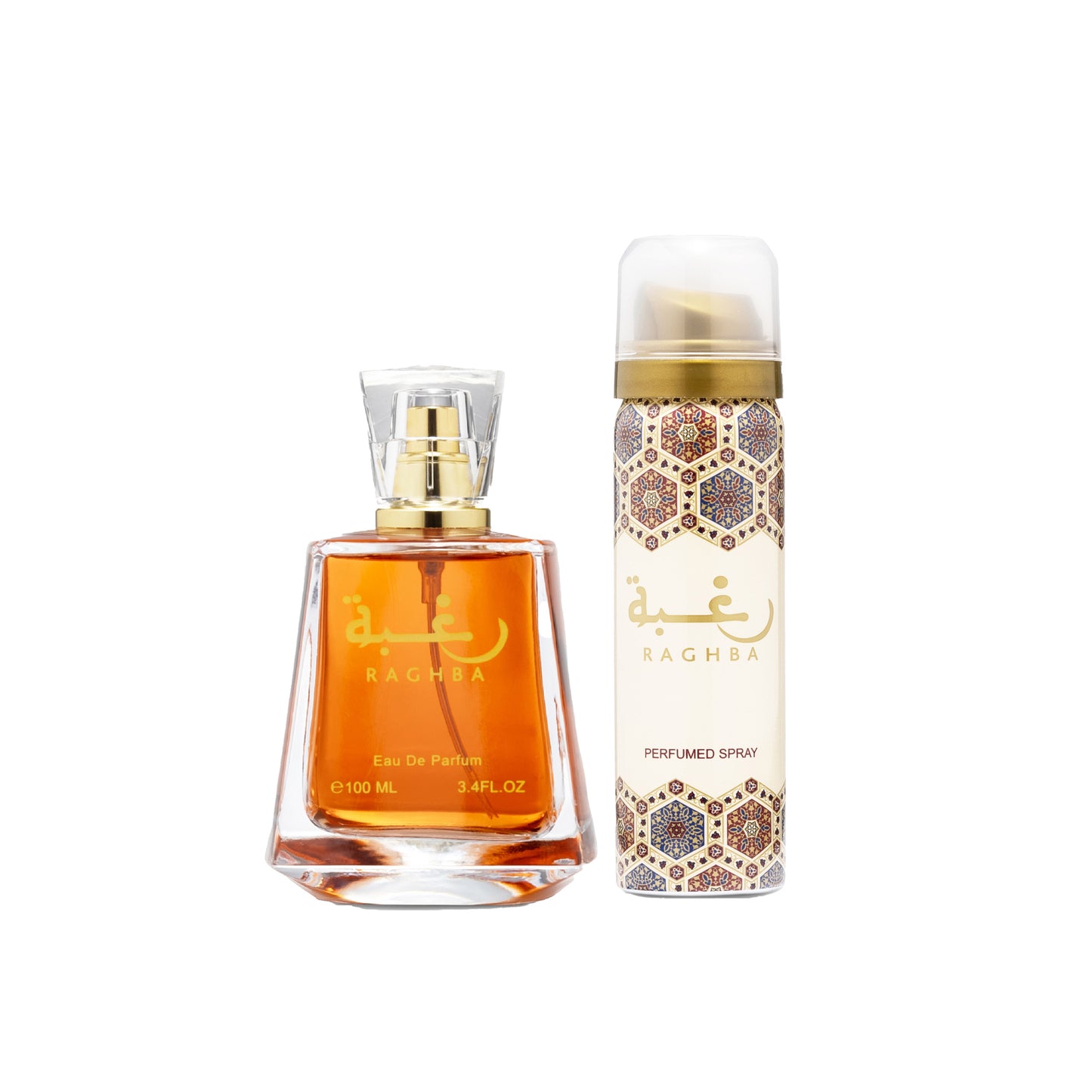 Lattafa Raghba - Edp Sp 3.4 oz - Deodorant  1.7 oz (3pcs)