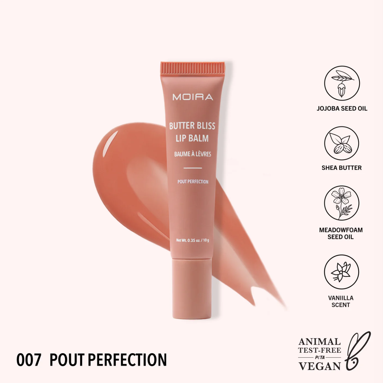 MOIRA - Butter Bliss Lip Balm (3 PCS)