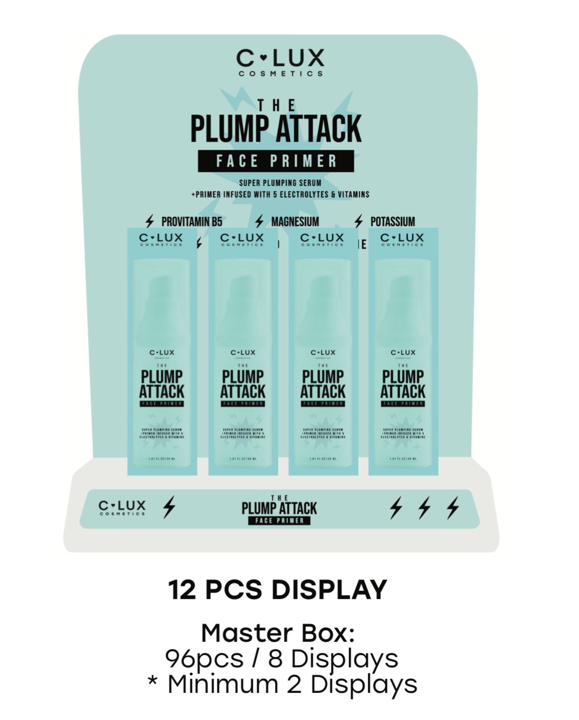 C LUX The Plump Attack Primer 24 PCS