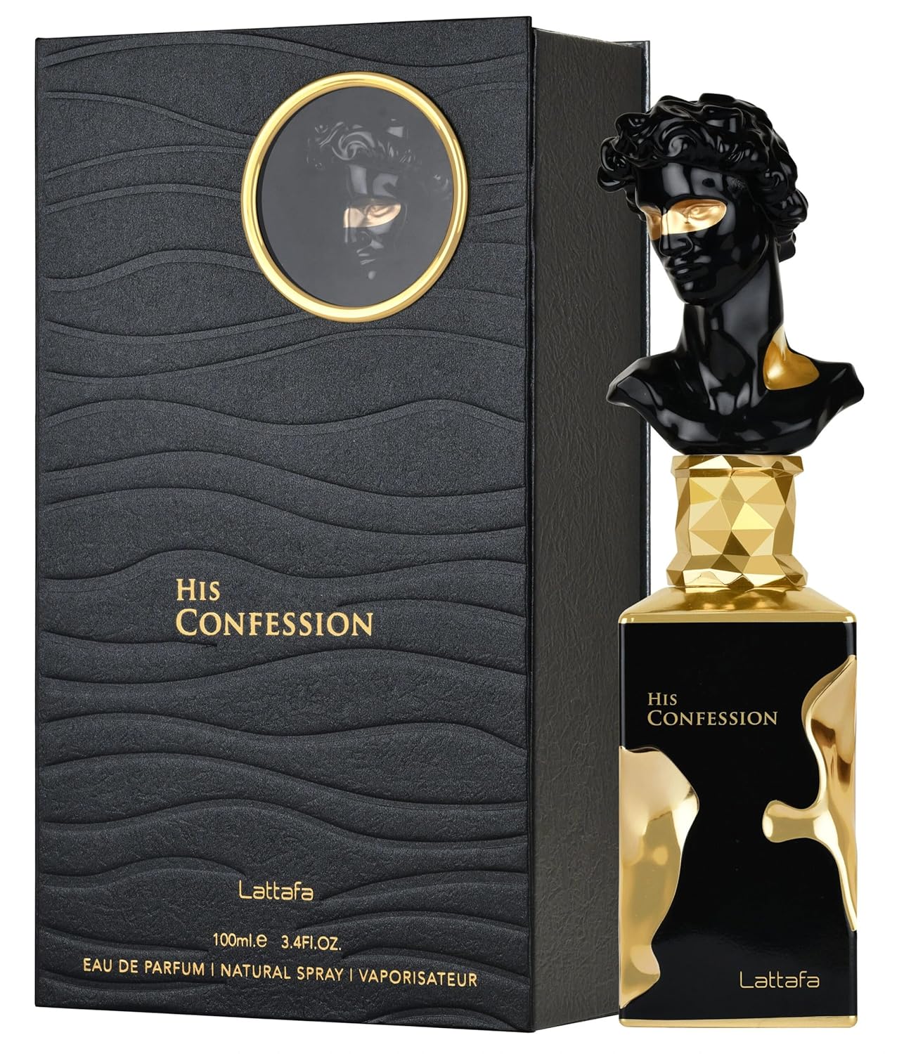 Lattafa His Confession 3.4 oz EDP (3pcs)