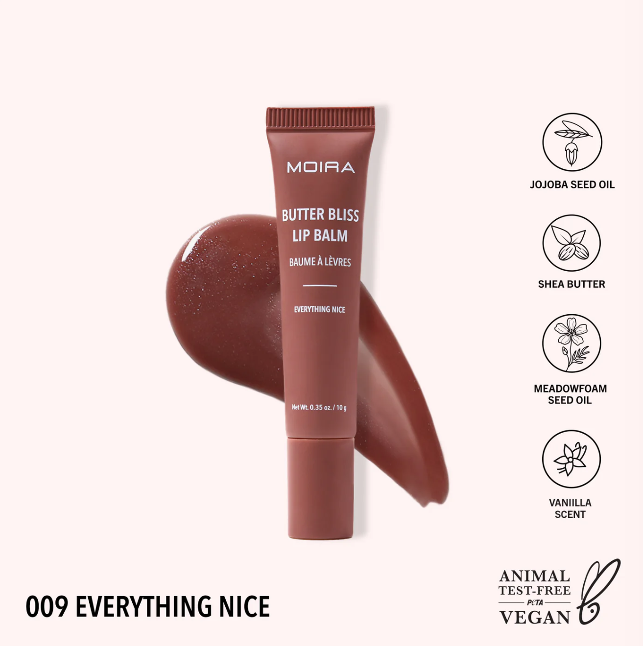 MOIRA - Butter Bliss Lip Balm (3 PCS)