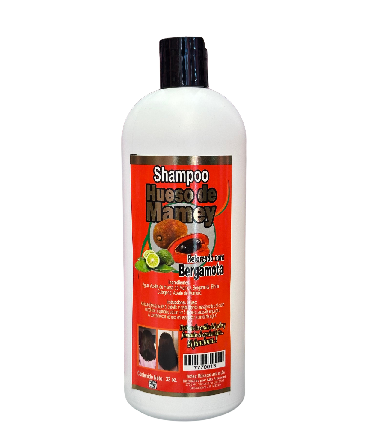Shampoo Hueso de Mamey reforzado con Bergamota (3PC)