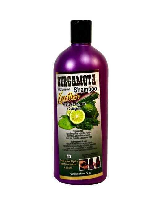 Shampoo Bergamota reforzado con keratina (3PC)