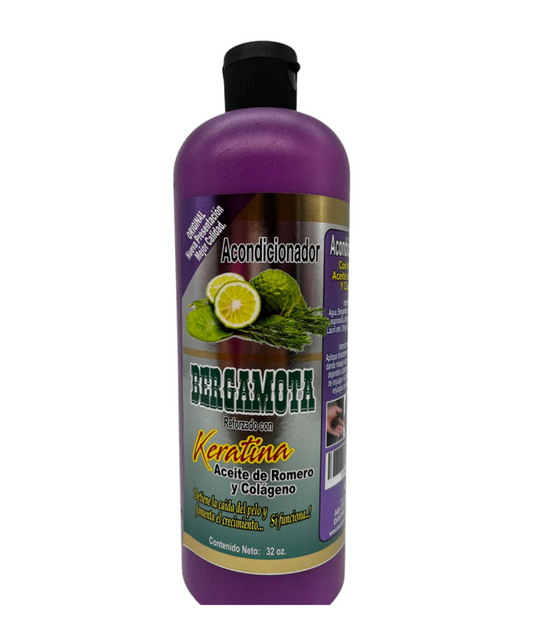 Acondicionador Bergamota reforzado con keratina (3PC)