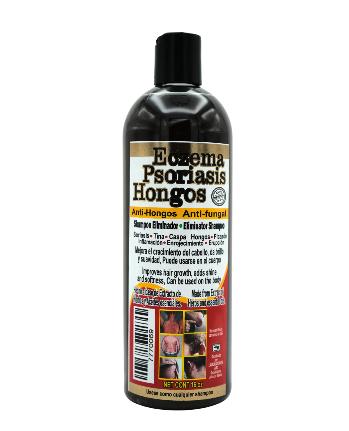 Shampoo para Eczema Psoriasis Hongos (3PC)