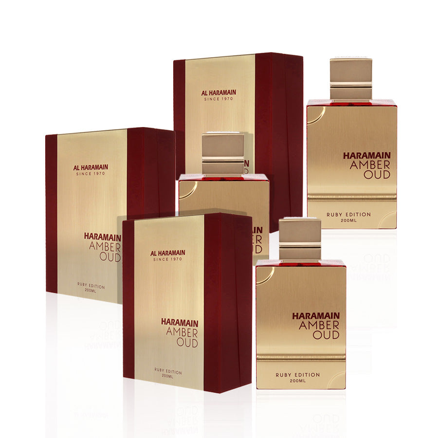 Al Haramain Amber Oud Ruby 6.7 oz - EDP Sp (3pcs)