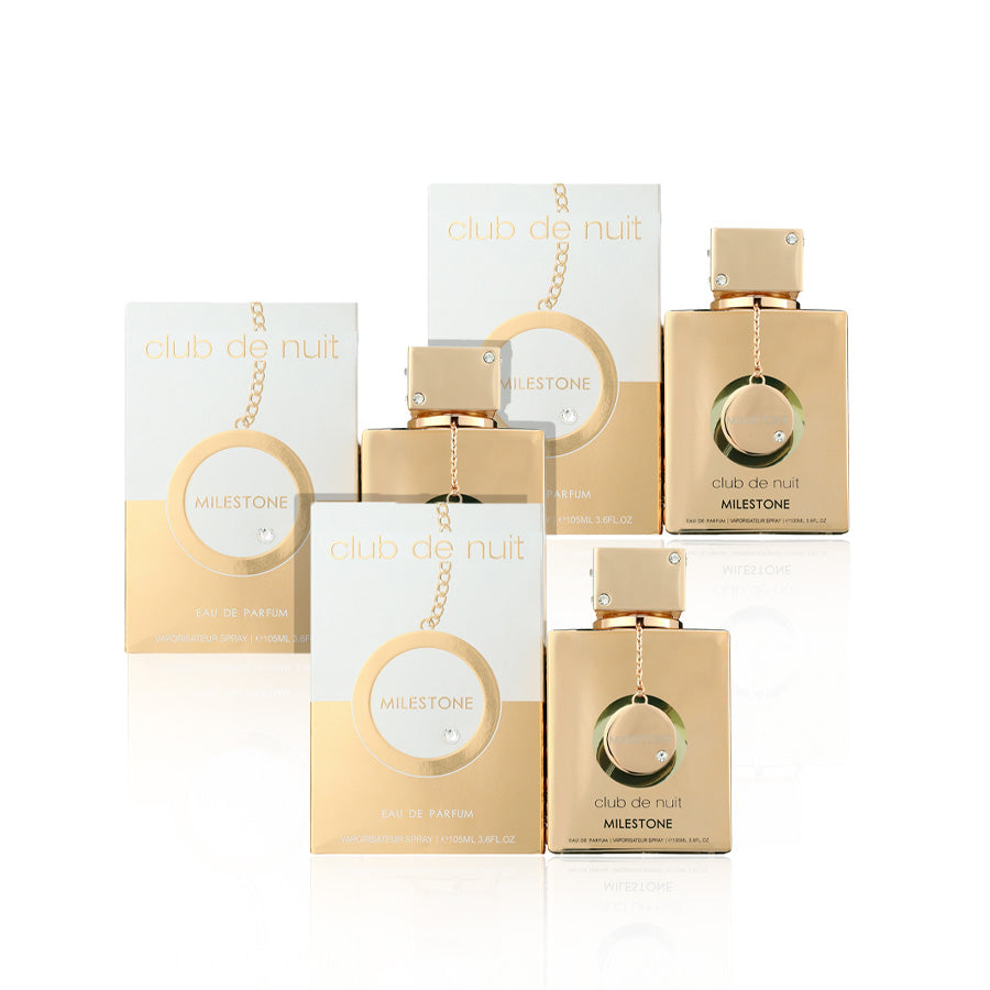 Armaf Club De Nuit Milestone 3.6 oz -  Eau De Parfum Sp (3pcs)