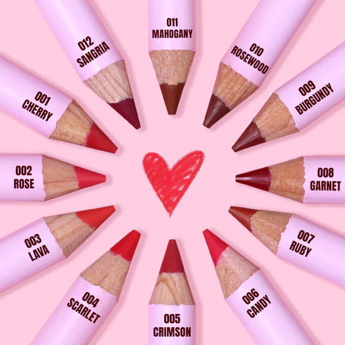 MOIRA - Flirty Lip Pencil (3PCS)