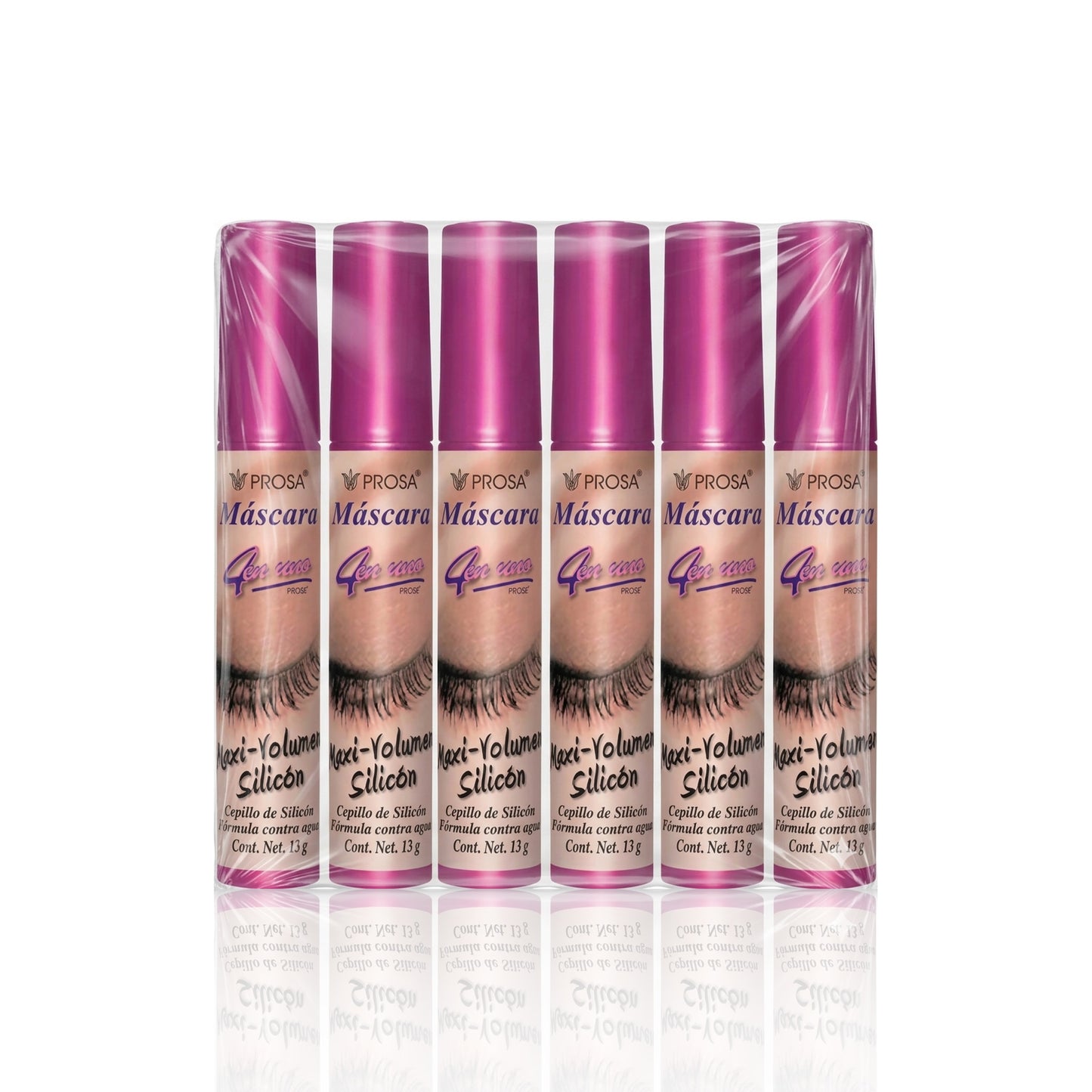 PROSA Mascara Maxi Volumen Silicon (6PC)