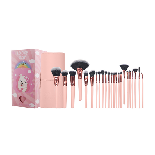 C Lux - Bear Collection 24 - Makeup Brush Set  (3 PCS)