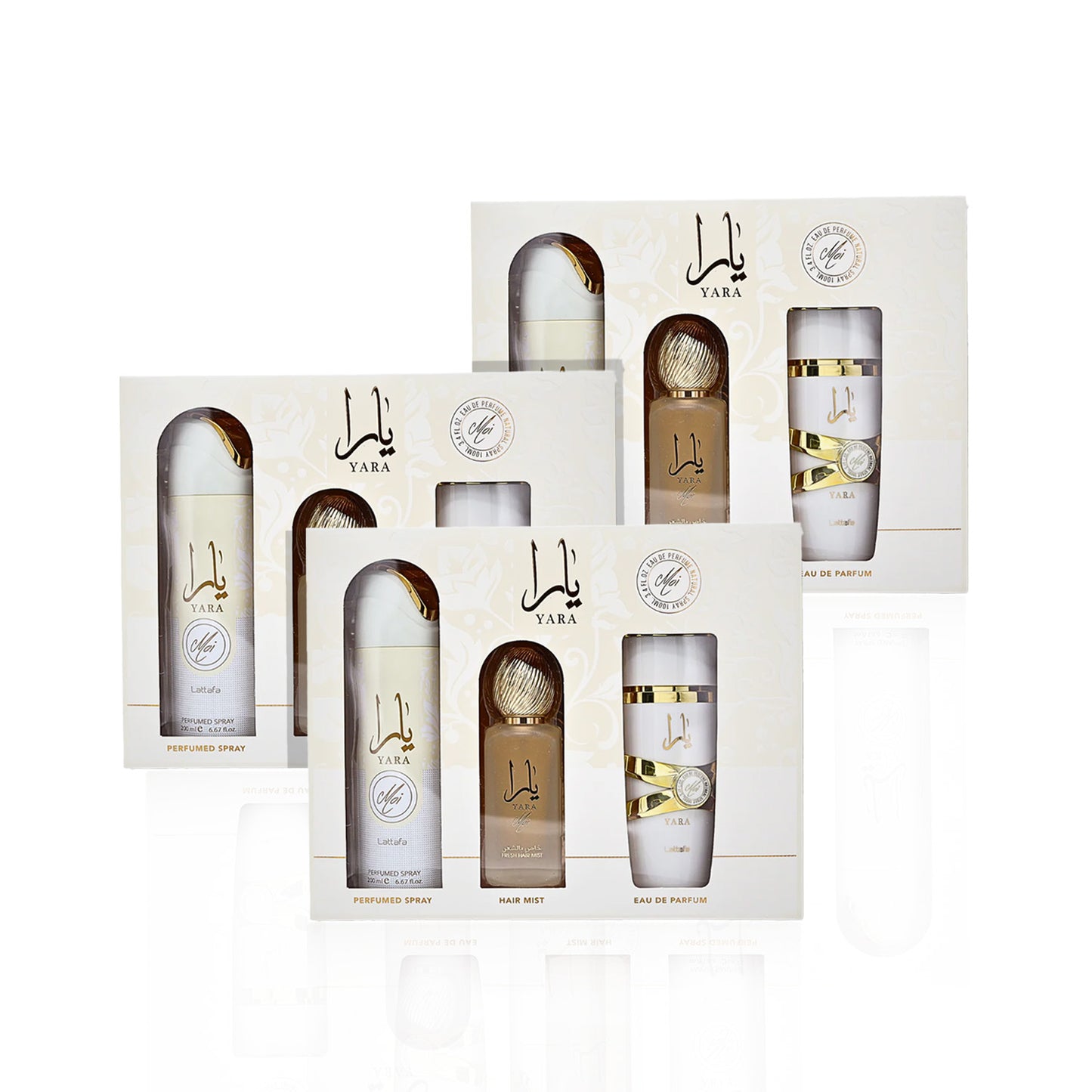 SET 3 PCS Lattafa Yara Moi  (3 Sets)