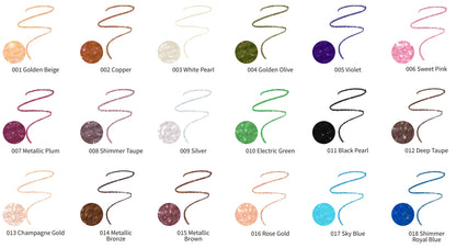 MOIRA - DISPLAY Statement Shimmer Liner 108 PCS + 18 TESTER