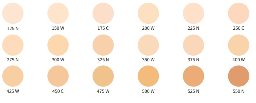 MOIRA DISPLAY COMPLETE WEAR TM POWDER FOUNDATION   108 PCS , 18 TESTER