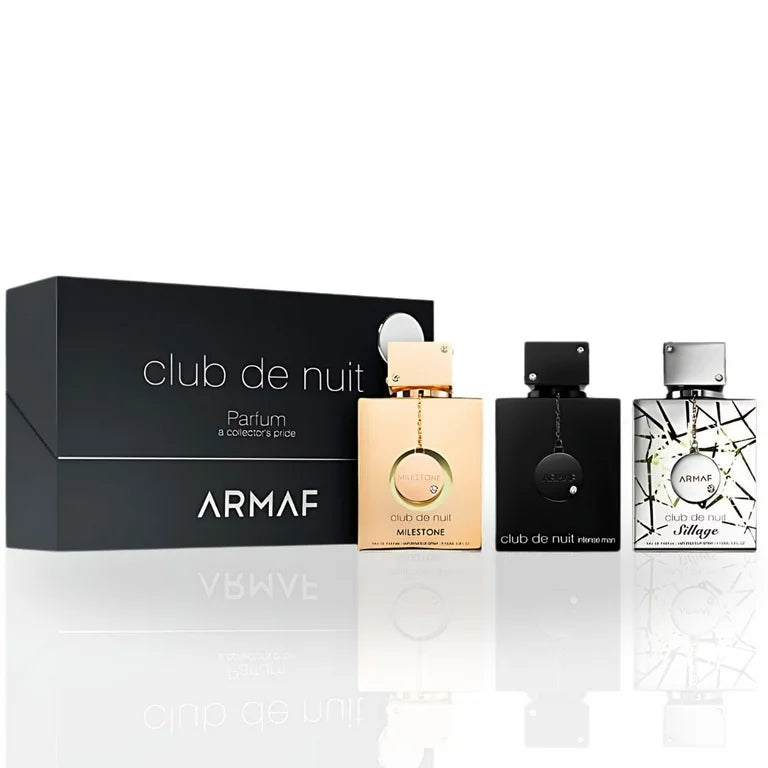 SET 3 PCS Armaf Club De Nuit (set of 3, each with 3 pieces)