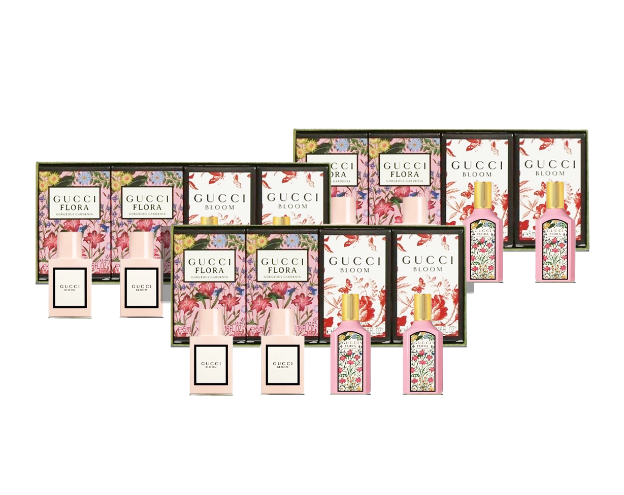 SET Gucci Miniatures 4 Piece (3 Sets)